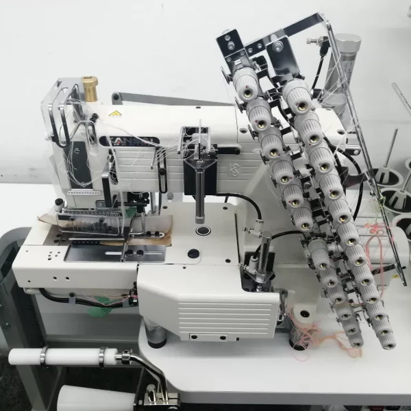 Kansai 12 İğne Otomatik İplik Kesmeli Lastik Kemer Makinesi