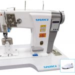YK-9609BFT Saya Sütunlu İplik Kesmeli Çift İğne Kilit Dikiş Makinesi