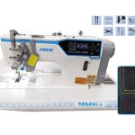 JK-58750F-105 Çift İğne Makinesi Büyük Çağanozlu İplik Kesicili İptalli (Kot) * YENİ MODEL*