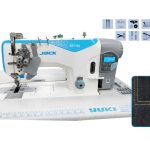 JK-58450J-403EÇift İğne Makinesi Küçük Çağanozlu İplik Kesicili İptalli