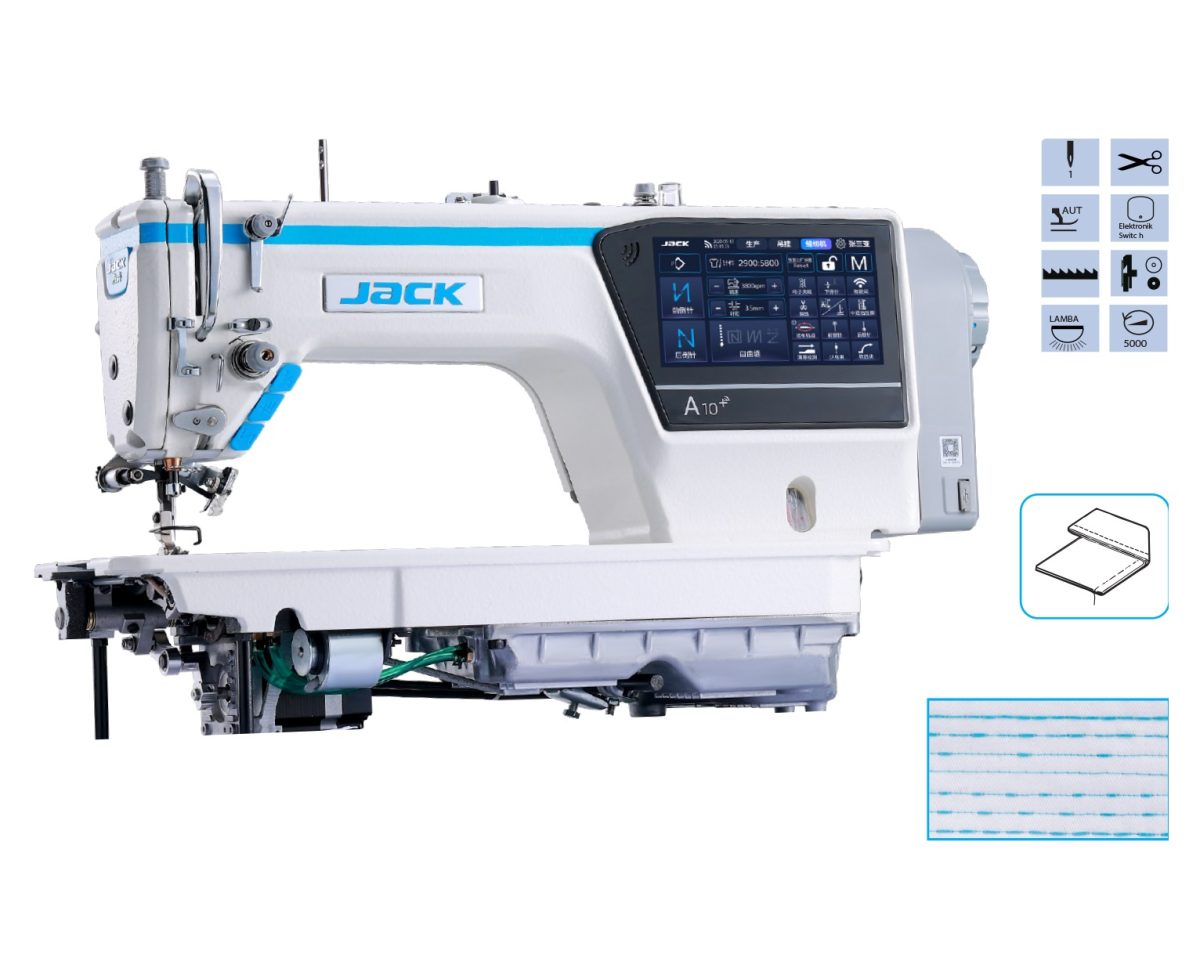 Jack A10+ Kısa İplik Kesicili Otomatik Düz Dikiş Makinası