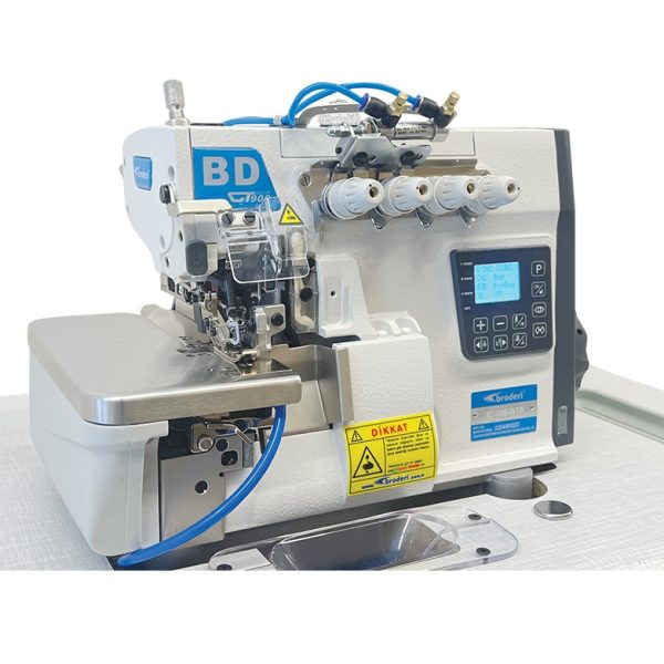 Broderi BD-900S-4AT/B Kıstırmalı Full Otomatik Overlok Makinası